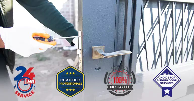 Steel Door Bottom Repair in Sunny Isles Beach