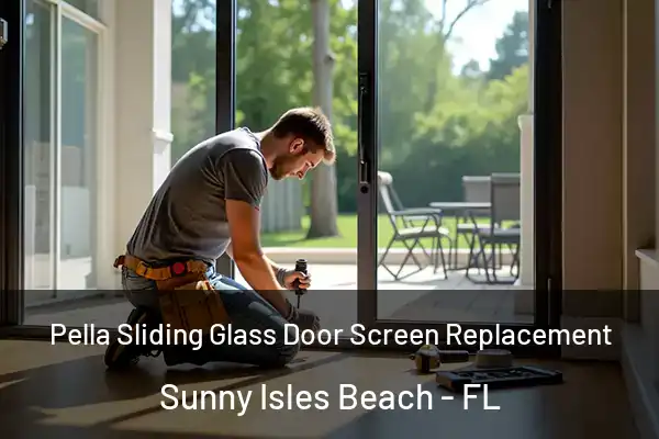 Pella Sliding Glass Door Screen Replacement Sunny Isles Beach - FL