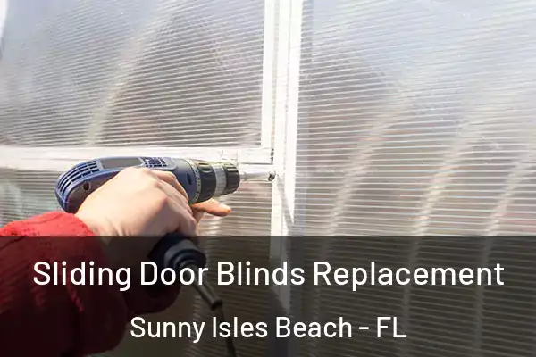 Sliding Door Blinds Replacement Sunny Isles Beach - FL